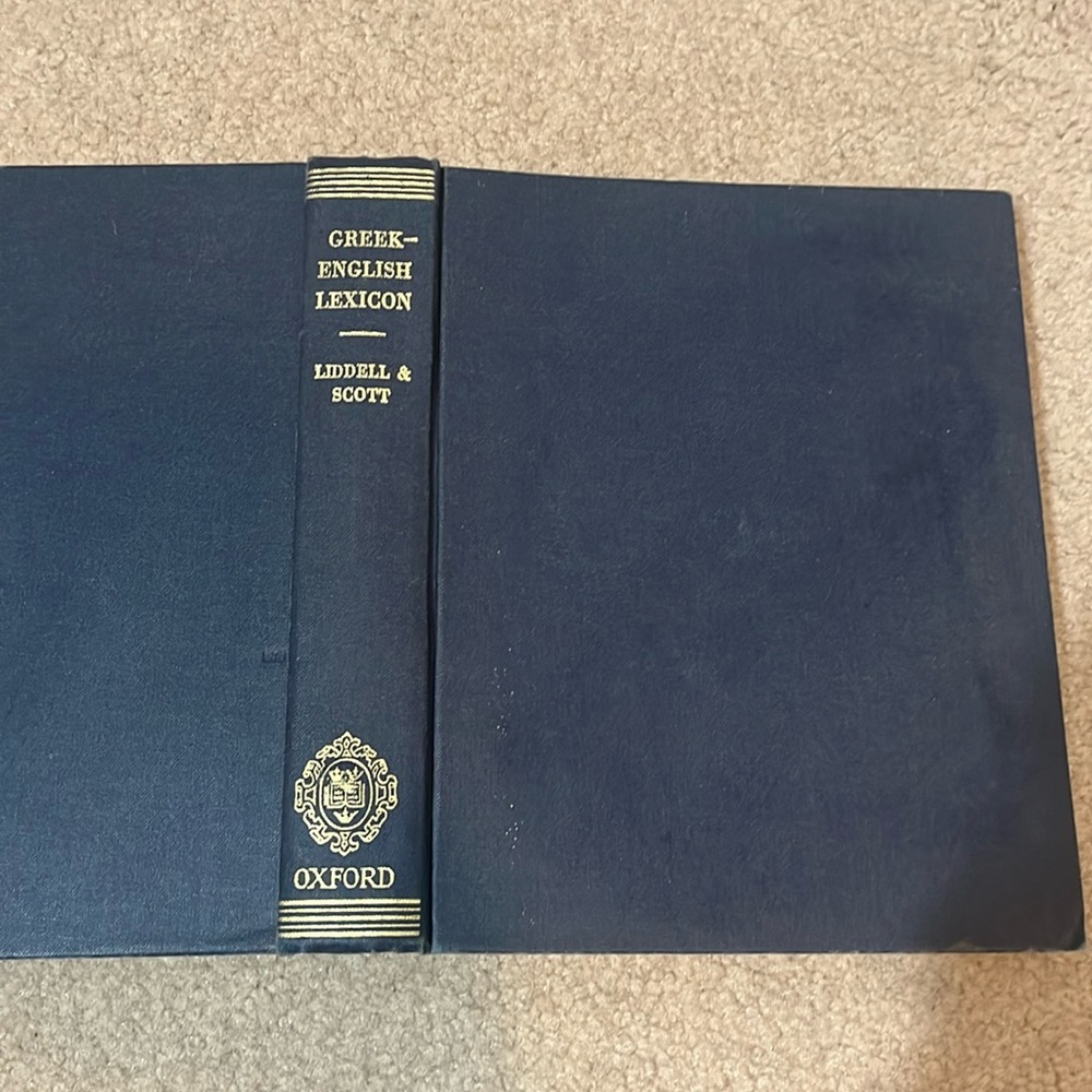 Greek-English Lexicon of the New Testament, Liddell and Scott, Oxford
